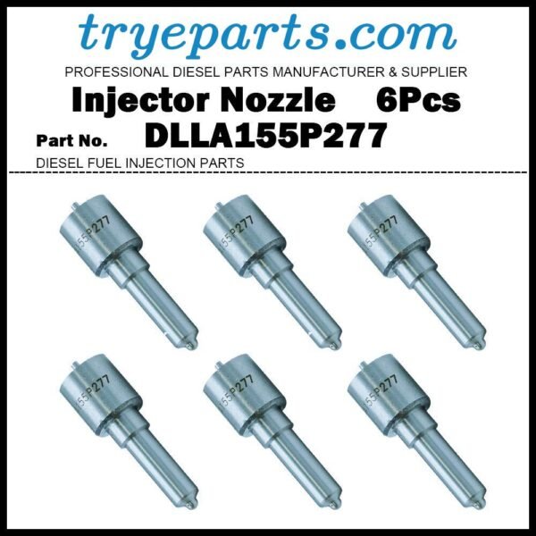 6x Diesel Fuel Injector Nozzle Tip DLLA155P277 for 89-93 Dodge 5.9L 6BT 0432131837 3919350