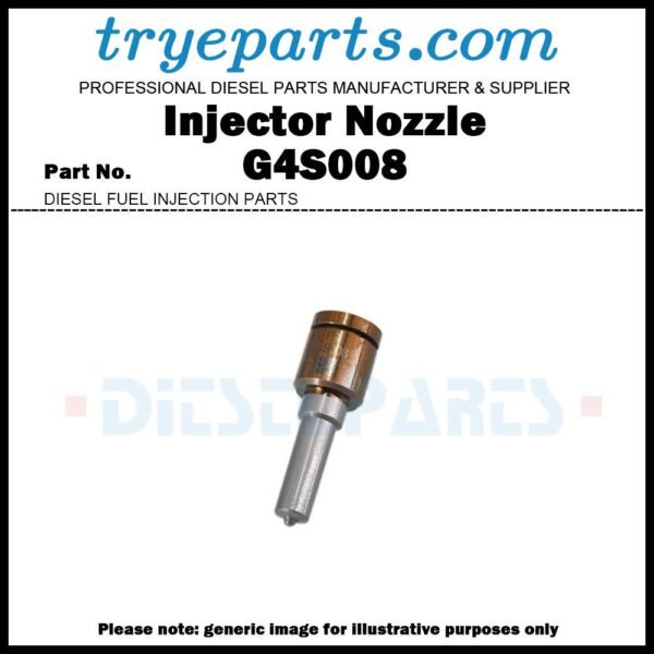 Diesel Common Rail Fuel Injector Nozzle Tips G4S008 for TOYOTA Fortuner Hilux Land Cruiser Revo 2.4D 2GD-FTV / 23670-0E020 295700-0560 23670-09430