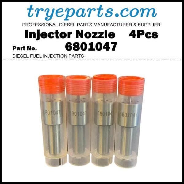 4Pcs Diesel Fuel Injector Nozzle Tips 6801047 for Maxion 4.1L NA / Perkins P4001T Q20B4.236