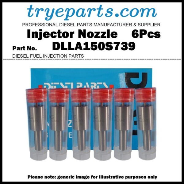 6Pcs Diesel Fuel Injector Nozzle Tip DLLA150S739 0433271874 276118 for SCANIA DS8 276117