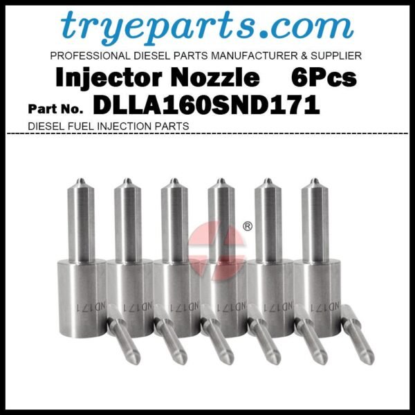 6Pcs Diesel Fuel Injector Nozzle Tips 093400-1710 DLLA160SND171 for MITSUBISHI Fuso 6D14 6D15 Canter Fighter Aero Ace Midi 093500-2820 ME035669