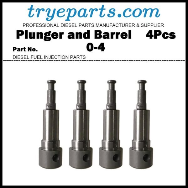 4Pcs Pump Element Plunger and Barrel Assembly 0-4 131101-7020 090150-3800 for ISUZU C240 / Nissan Homy SD22