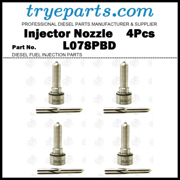 4x Common Rail Fuel Injector Nozzle Tips L078PBD for OPEL Astra G Combo Corsa C 1.7d / Injector TJBB01901D 821153 B01901D 8-97185244-0