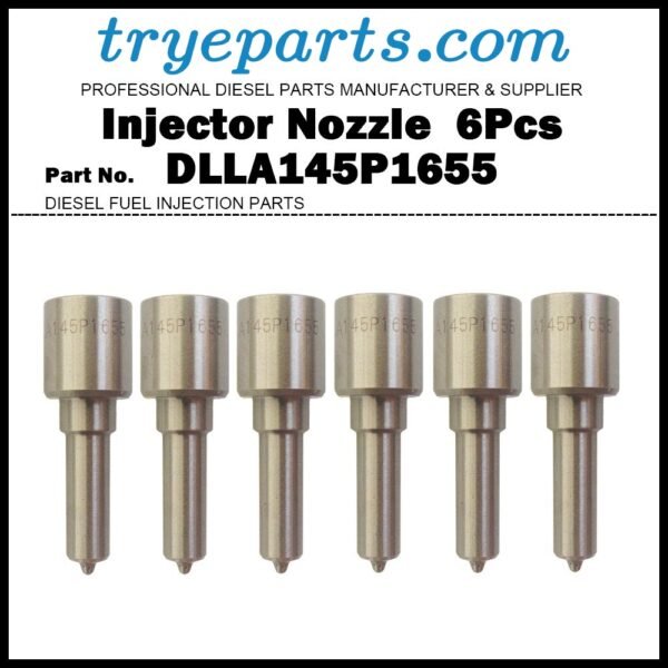 6Pcs Diesel Fuel Injector Nozzle Tips 0433172016 DLLA145P1655 for JAC Foton CNHTC HOWO WEICHAI / 0445120086 0445120388 0445120391 00986AD1005