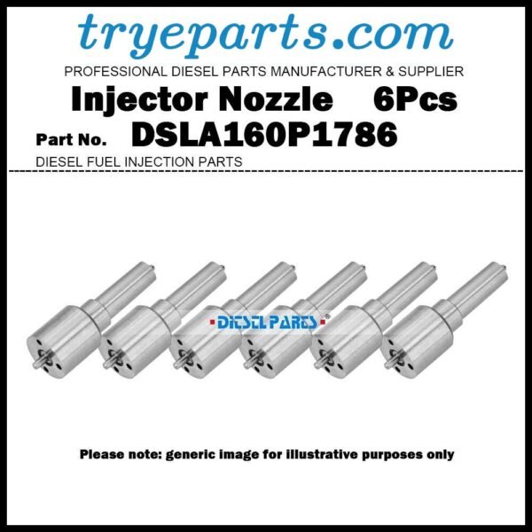 6Pcs Diesel Fuel Injector Nozzle Tip A0070170121 DSLA160P1786 for Mercedes Benz OM924LA OM926LA