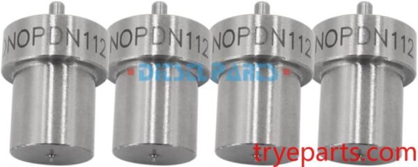 4Pcs Fuel Nozzle Injector Injection Tips 105007-1120 DN0PDN112 3-Hole Type Nozzles Compatible with Hyundai H100 Mitsubishi L200 Kia Besta Bongo