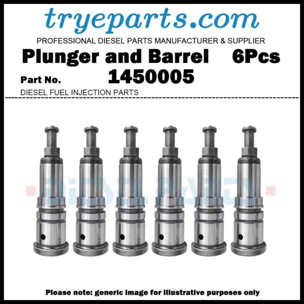 6Pcs Pump Element Plunger and Barrel Assembly 1418450005 1450005 for Magirus-Deutz Unic IVECO Fiat 170/190