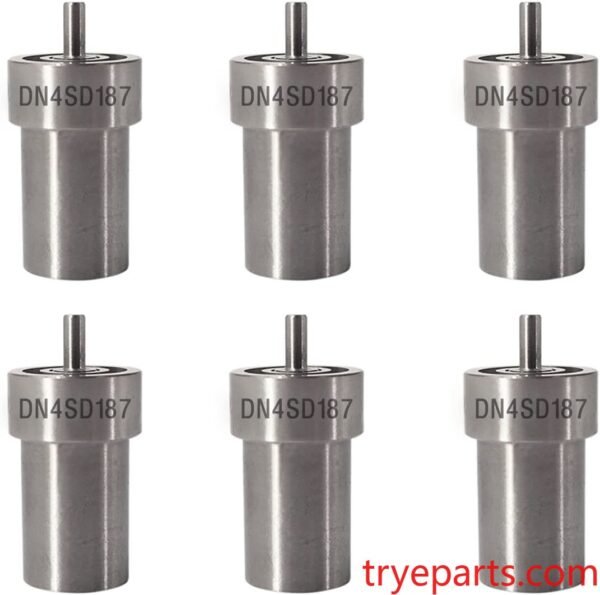 6PCS Diesel Injector Nozzles DN4SD187 Injectors Tips 0434250056 compatible with Case IH Tractor 2350 238 2424 276 3434 354 364 374 384 424 434 444 B250 B275 B414 Lucas 5643095