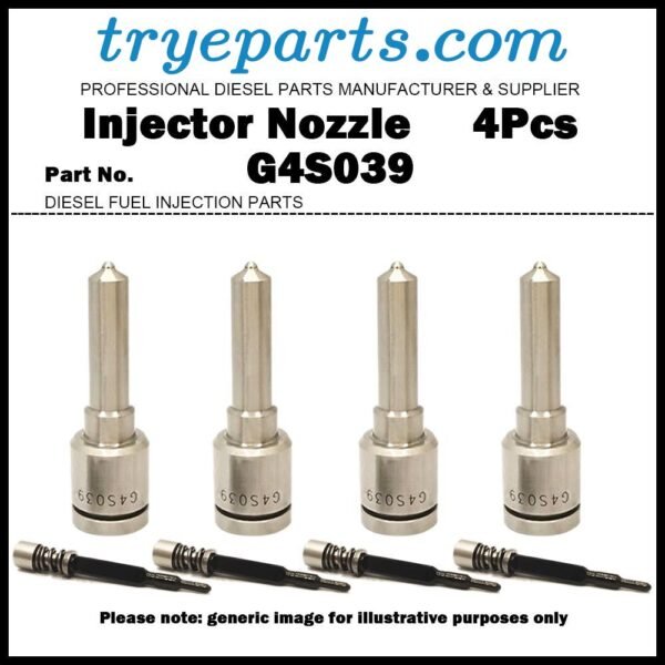 4Pcs Diesel Fuel Injector Nozzle Tips G4S039 for Hyundai Mighty D4CC 33800-4C940 295700-0820