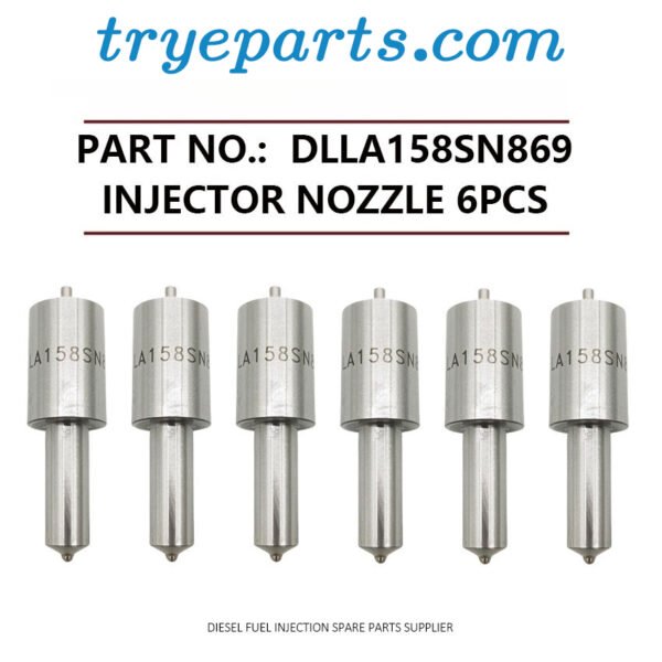 6Pcs Diesel Fuel Injector Nozzle Tip 105015-8690 DLLA158SN869 for ISUZU 4BD1 6BG1 6BD1 4B1G 6B1G