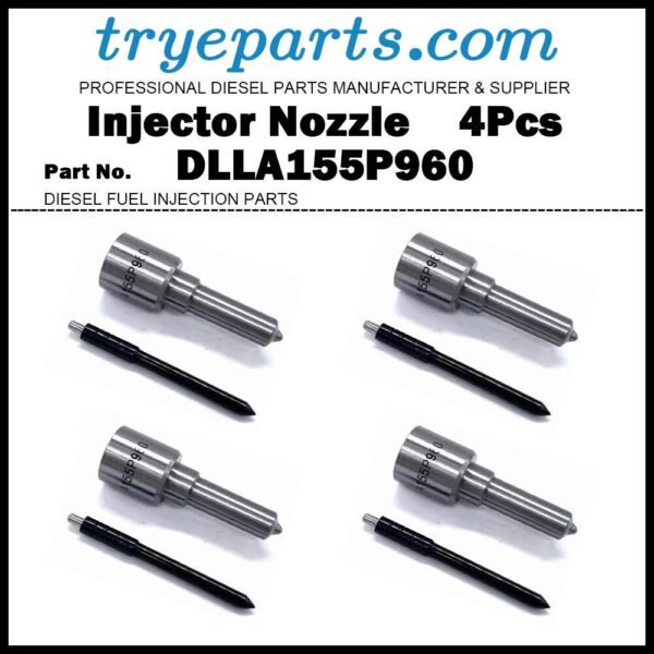 4Pcs Diesel Fuel Injector Nozzle Tip DLLA155P960 for Toyota RAV4 1AD 2AD 23670-0R130 23670-0R180