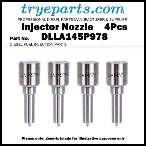 4x Diesel Fuel Injector Nozzle Tip DLLA145P978 for Jeep Cherokee KJ 2.8 CRD 0445110059 5066820AA