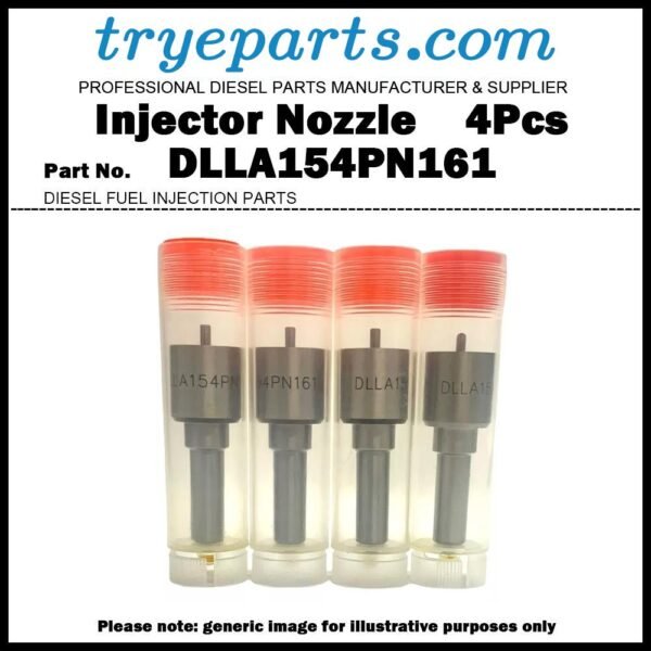 4Pcs Diesel Fuel Injector Nozzle Tips DLLA154PN161 105017-1610 NP-DLLA154PN161 for ISUZU D201 Engine / 8944079502 8972159601 48-3230N 48-3230N1