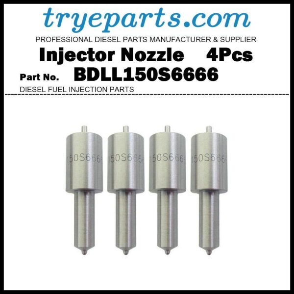 4Pcs Fuel Injector Nozzle BDLL150S6666 DLLA150S6666 D4NN9E527B for Ford 445 4600 5600 6600 7600