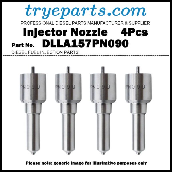 4Pcs Diesel Fuel Injector Nozzle Tips 105017-0900 DLLA157PN090 for Nissan Atlas H40 H41 / BD30 Engine 105118-4910 1660054T01 105118-6020 1660090100 105118-6440 1660090104