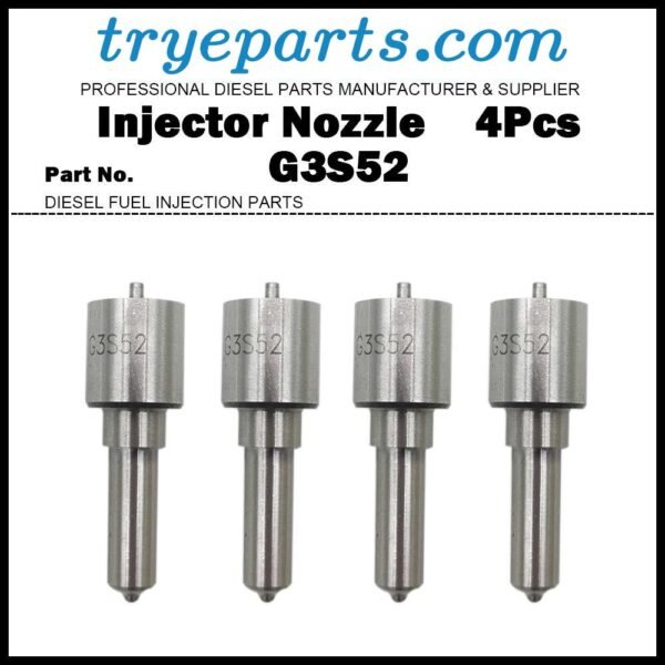 4Pcs Diesel Fuel Injector Nozzle Tip G3S52 for NISSAN Navara Pathfinder NP300 YD25 16600-3XN0A