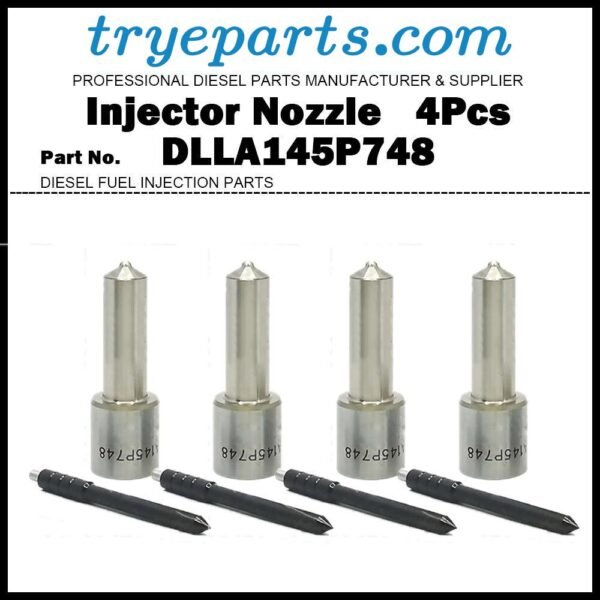 4x Diesel Fuel Injector Nozzle Tip DLLA145P748 for BMW E46 E39 320D 520D 0432191527 13532246829
