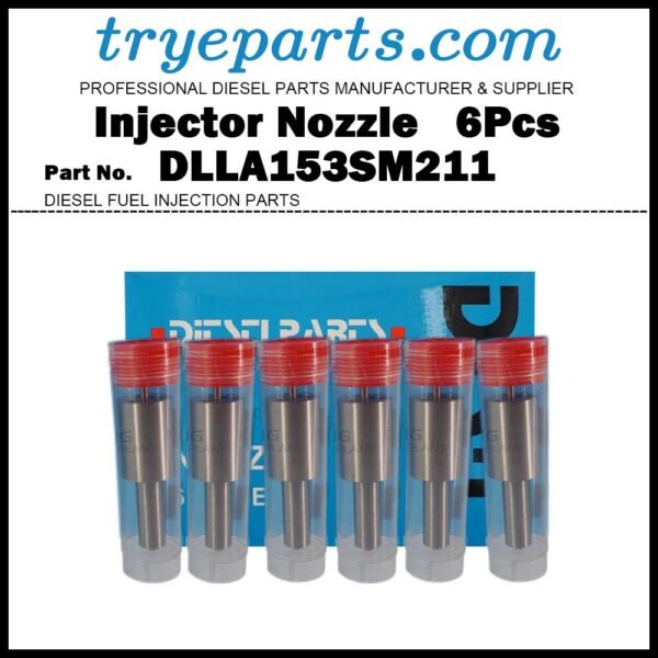 6Pcs Diesel Fuel Injector Nozzle Tips DLLA153SM211 105019-2200  for ISUZU Forward 6HH1 6HH1N 8943907953 8943907954 8976008131