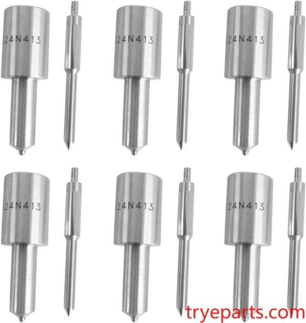 6PCS Diesel Fuel Injector Tips DLLA154S324N413 Injectors Nozzle 1050154130 Compatible with ISUZU N F Series 4BD1 4BG1 6BG1 6BD1 6BB1 1153110160 Hitachi EX200 Chevrolet LT500