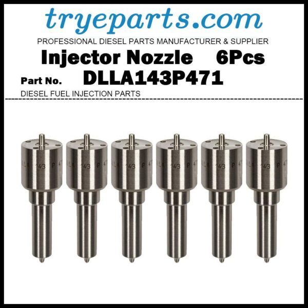 6x Diesel Fuel Injector Nozzle Tip DLLA143P471 9968198 for Ford New Holland 8160 8260 8360 8560