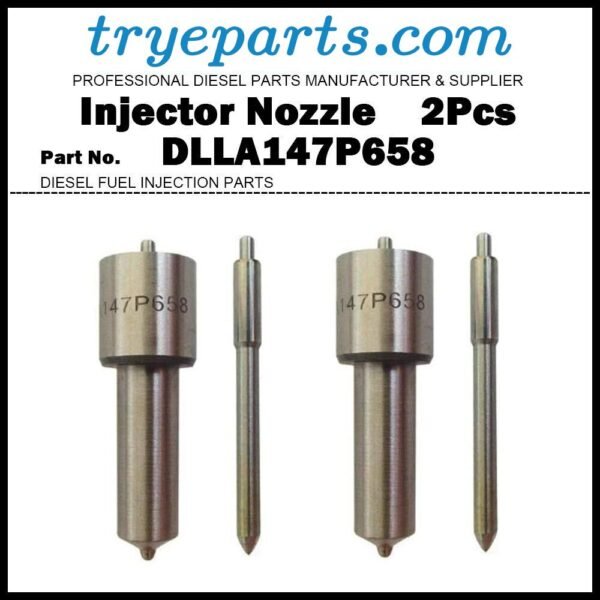 2Pcs Diesel Fuel Injector Nozzle Tip DLLA147P658 04231556 fit  Deutz 912 913 /Fendt FARMER