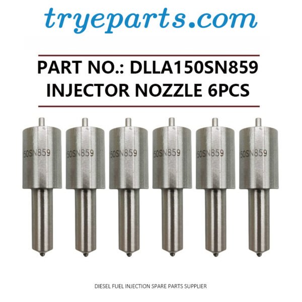 6pcs Diesel Fuel Injector Nozzle Tip DLLA150SN859 for Hino 500 Ranger FC3H H07C H07D H07CT