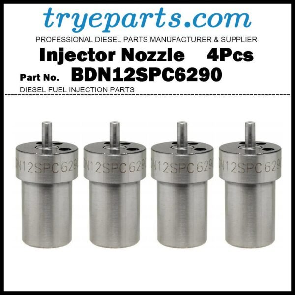 4Pcs Diesel Fuel Injector Nozzle Tip BDN12SPC6290 for Massey Ferguson 35 835 FE35 23C 4 Cylinder