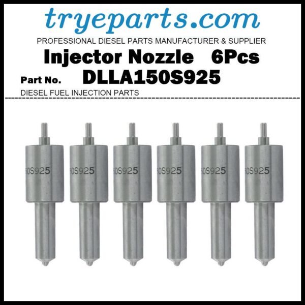 6Pcs Injector Nozzle DLLA150S925 1966539C1 for CASE IH HURLIMANN SAME LAMBORGHINI