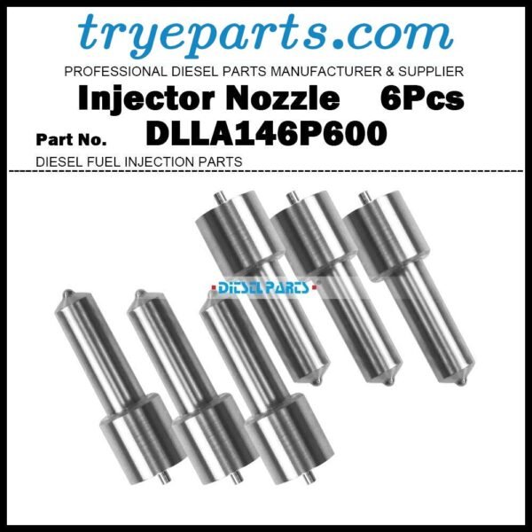 6x Diesel Fuel Injector Nozzle Tip DLLA146P600 for Mercedes Benz 1935 O345 OM447LA OM449LA