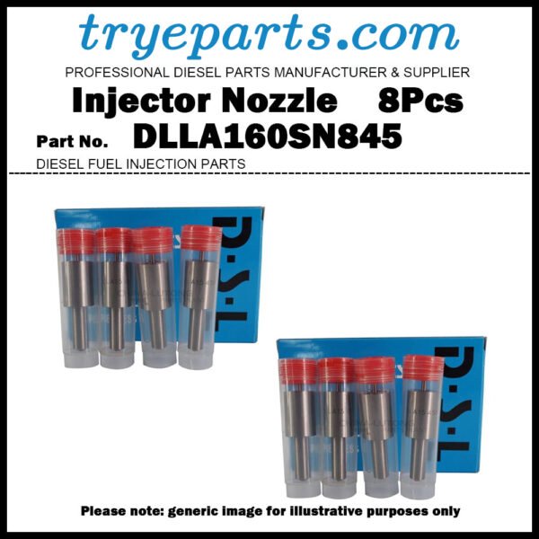 8Pcs Diesel Fuel Injector Nozzle Tips 105015-8450 DLLA160SN845 for Mitsubishi Fuso 8DC11 10DC11