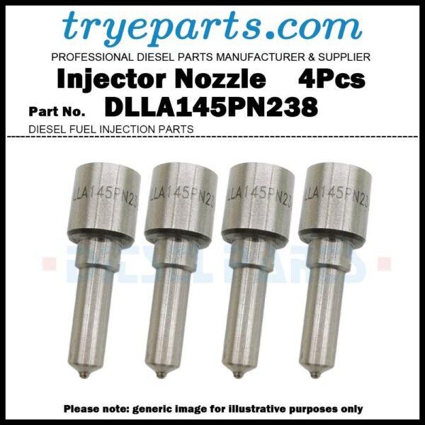 4x Diesel Fuel Injector Nozzle Tips 105017-2380 DLLA145PN238 for ISUZU Trooper NKR NHR Holden Jackaroo 4JB1TC / 105118-7372 105118-7373 8971923332