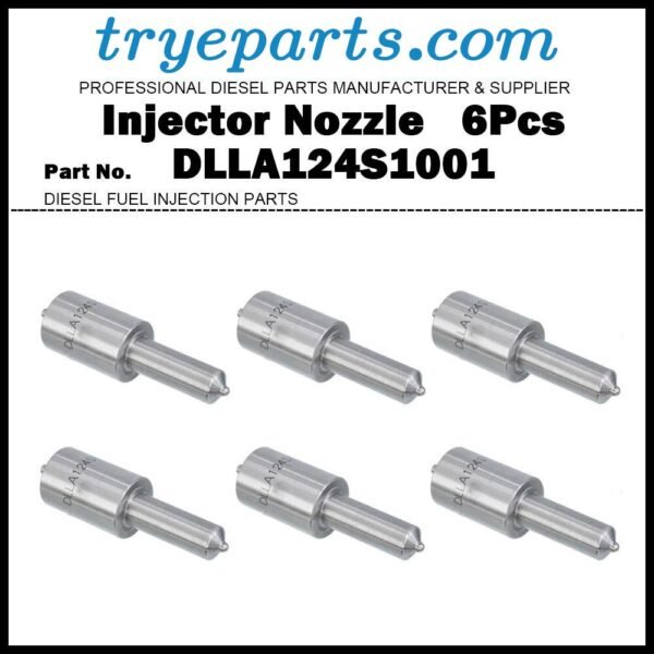 6Pcs Fuel Injector Nozzle DLLA124S1001 0433271774 4792443 for IVECO ZETA 1987-1991