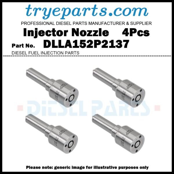 4 Diesel Fuel Injector Nozzle Tip DLLA152P2137 for Peugeot 207 308 Partner Expert 1.6 9687069280