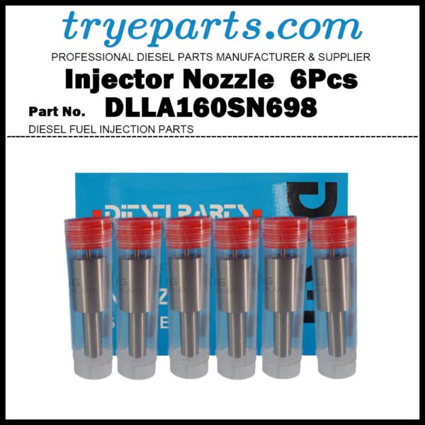 6Pcs Diesel Fuel Injector Nozzle Tips 105015-6981 DLLA160SN698 NP-DLLA160SN698 for NISSAN Diesel UD Truck NE6