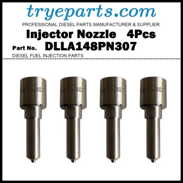 4Pcs Diesel Fuel Injector Nozzle Tips DLLA148PN307 105017-3070 for NISSAN NAVARA PICKUP D22 FRONTIER 2.5D / 16600-VK525