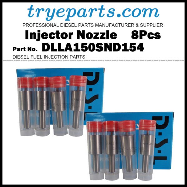 8Pcs Diesel Fuel Injector Nozzle Tips 093400-1540 DLLA150SND154 for HINO 700 Profia EF550 EF750 EF750T