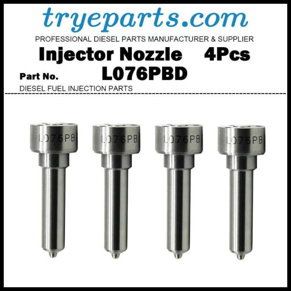 4x Diesel Fuel Injector Nozzle Tip L076PBD for 2000-2006 Ford Transit 2.0 2.4 XS7Q-9K-546BG