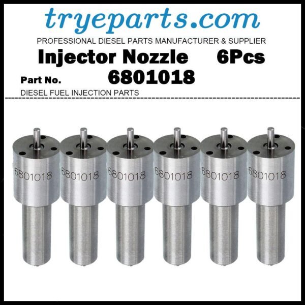 6x Diesel Fuel Injector Nozzle Tip 6801018 826F9E527DAA for Ford Cargo 0709 0809 1011 1111 1211