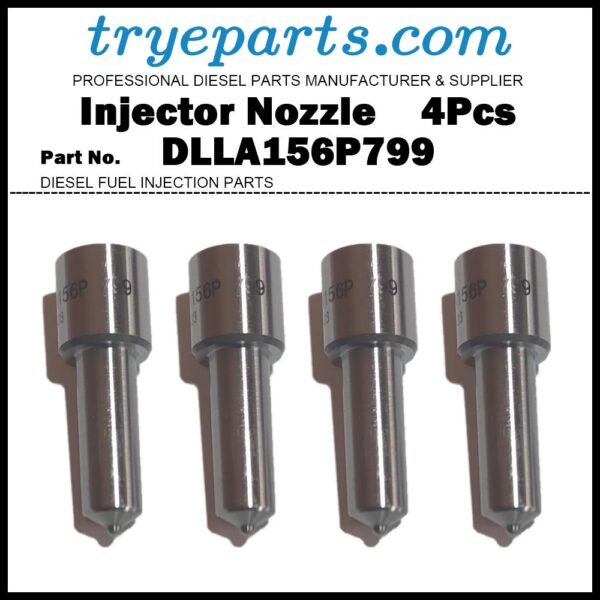 4Pcs Diesel Fuel Injector Nozzle Tips 093400-7990 DLLA156P799 DLLA 156 P 799 for ISUZU Elf Forward 4HK1 4HJ1 4HL1 6HL1 / Injector 095000-5000 095000-5001 095000-5006 8-97306071-0 8-97306071-7 8-97306071-1 8-97306071-3 8-97306071-8