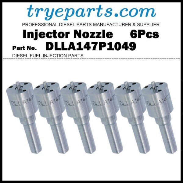 6Pcs Diesel Fuel Injector Nozzle Tip DLLA147P1049 for Mercedes Benz 915 1620 1728 1315 2425