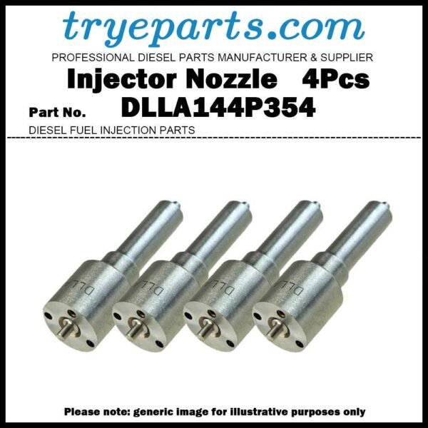4Pcs Diesel Fuel Injector Nozzle Tip DLLA144P354 4175788 for DEUTZ F2L1011 F3L1011 F4L1011F