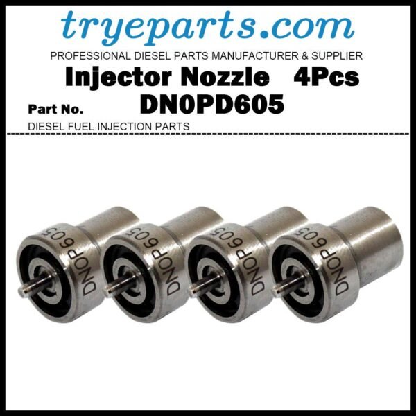 4Pcs Diesel Fuel Injector Nozzle Tips DN0PD605 093400-6050 for Mazda Titan Bongo / Engine J19A J19G J24T J24E R2 VS