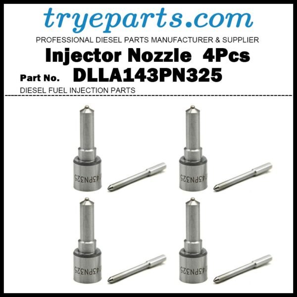 4Pcs Diesel Fuel Injector Nozzle Tips DLLA143PN325 105019-1470 NP-DLLA143PN325 9432612811 for ISUZU N Series Elf Bogdan 4HG1 4HG1-T