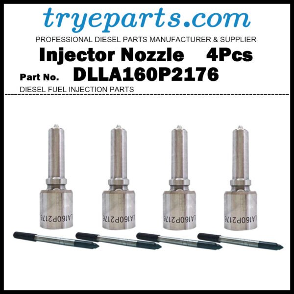 4x Common Rail Fuel Injector Nozzle Tips 0433172176 DLLA160P2176 for BMW E84 F25 F10 F11 F30 E90 E91 E92 E93 520d 320d 120d X1 X3 2.0D / 0445110382 0445110478 0445110480 0445110382