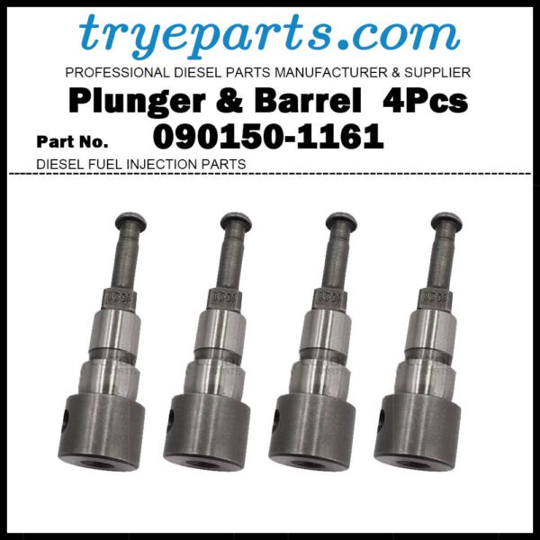 4Pcs Plunger 1021 Plunger and Barrel Assembly 090150-1161 15221-51051 15221-51050 70000-65193 for KUBOTA Z75 D1100 V1500 V1502 V1902 D1402 D1462 D1301 S2200