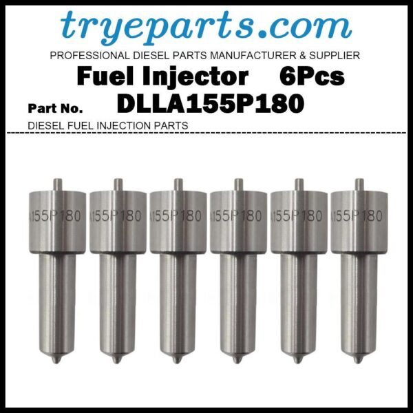 6Pcs Diesel Fuel Injector Nozzle Tips DLLA155P180 F019121180 F 019 121 180 for Howo Foton Trucks / Injector 61560080276