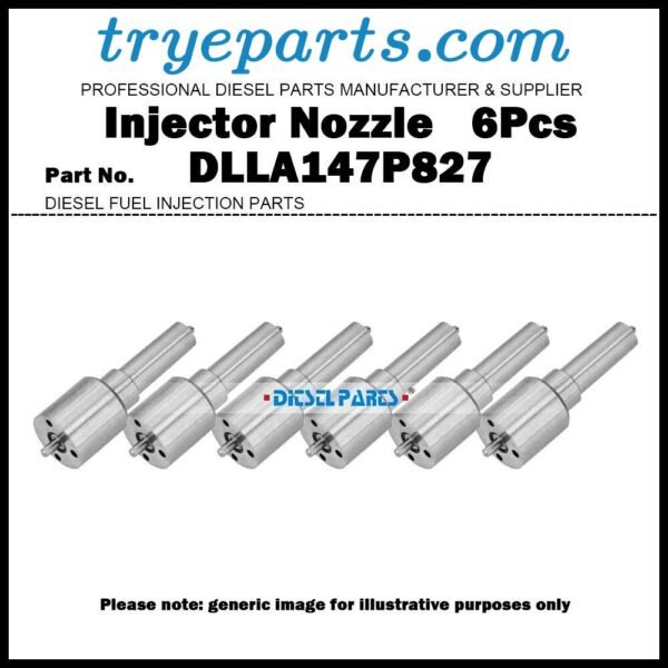 6Pcs Diesel Fuel Injector Nozzle Tip DLLA147P827 for SCANIA F94/220 L94/220 P94/220 R94/220