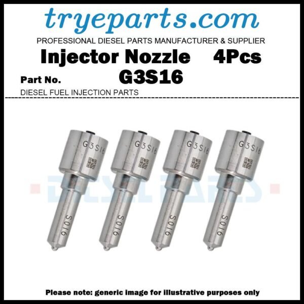 4Pcs Diesel Fuel Injector Nozzle Tip G3S16 for Caterpillar C4.4 324E 329E 295050-0331 342-5761
