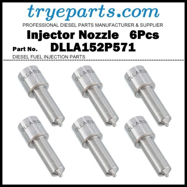 6Pcs Diesel Fuel Injector Nozzle Tip 0432191386 DLLA152P571 for VOLVO B10 FL10 FM10 9.6D 8194094