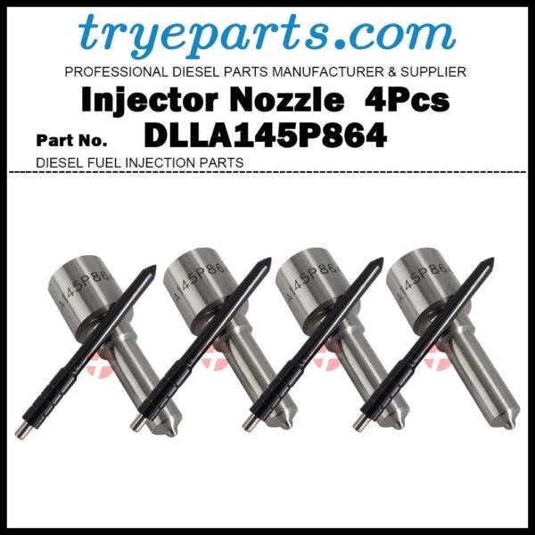 4x Diesel Fuel Injector Nozzle 093400-8640 DLLA145P864 for Toyota Innova Hiace Hilux Dyna Toyoace 2.5D 2KD-FTV 23670-0L011 23670-09360 095000-7761 095000-8740 23670-30050 23670-09060 095000-5520 095000-5880 095000-5930 23670-0L010 23670-39275 23670-09061